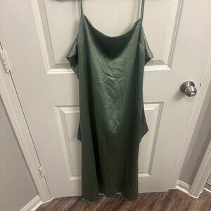 Formal Olive Green Dress